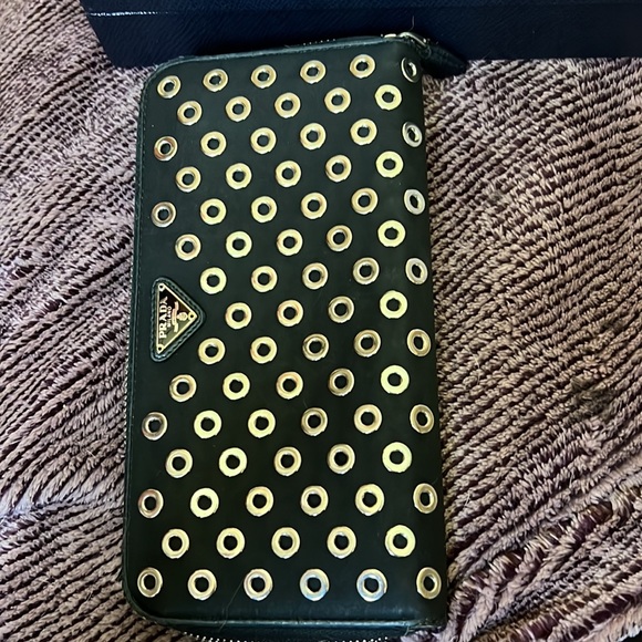 PRADA large wallet made of nylon & leather - Picture 8 of 9